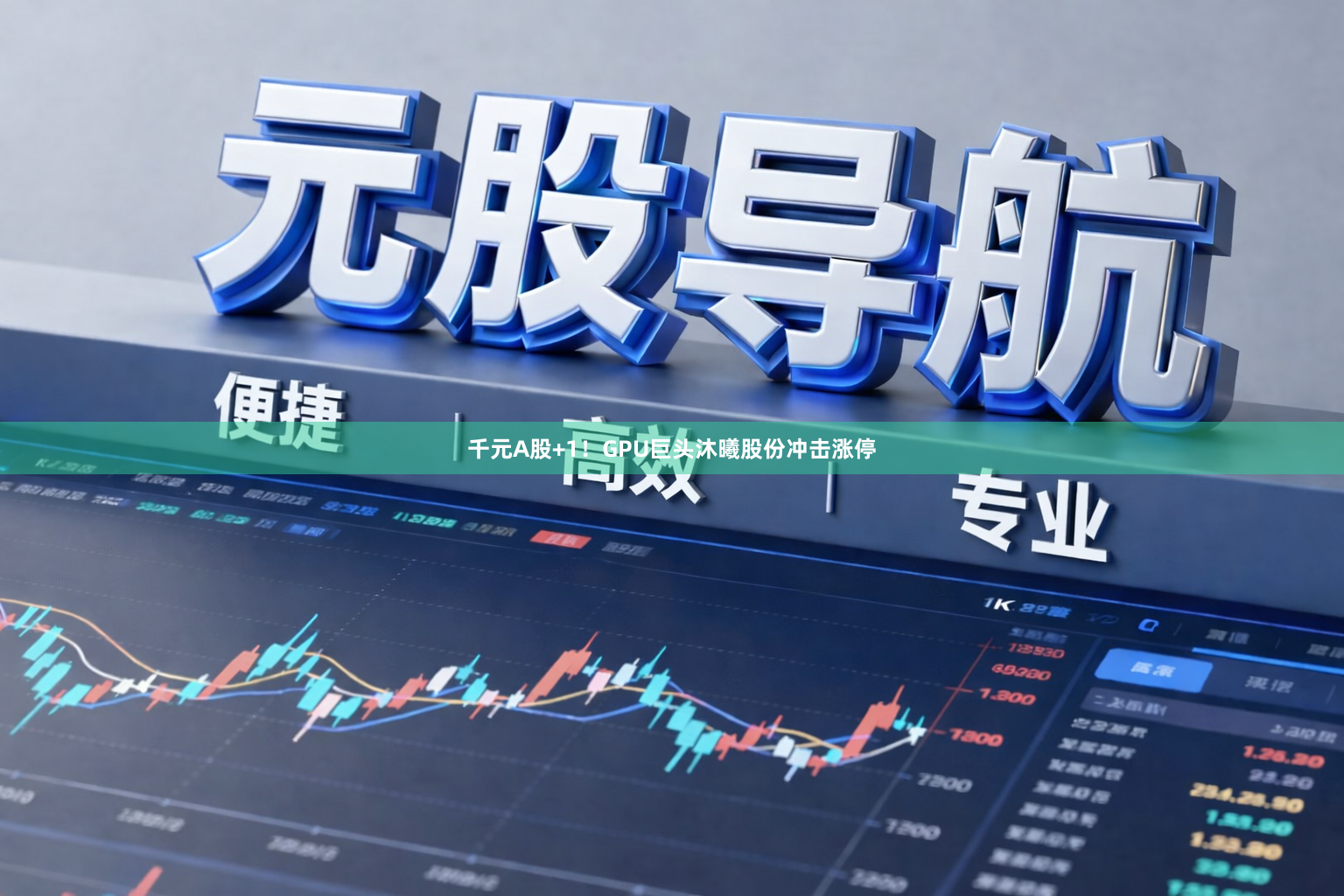 千元A股+1！GPU巨头沐曦股份冲击涨停